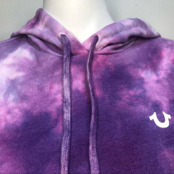 SIZE XS True Religion Cropped Tie Dye  hoody - Picture 5 of 11